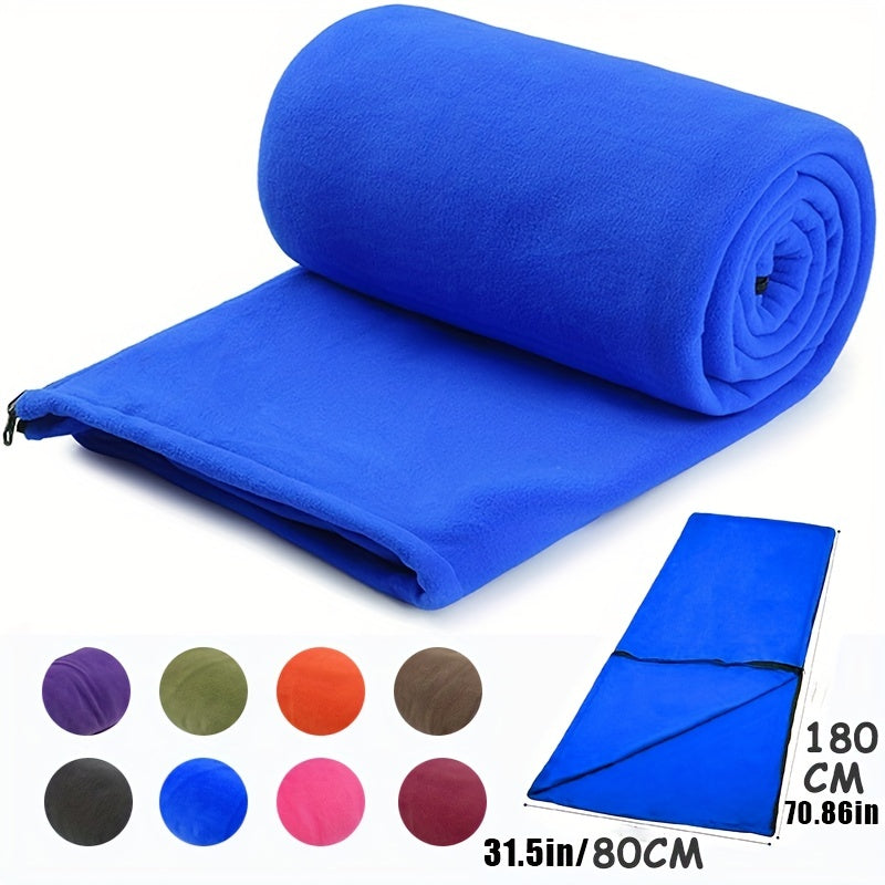 Portable Ultra Light Fleece Sleeping Bag for Camping and Travel