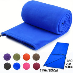 Portable Ultra Light Fleece Sleeping Bag for Camping and Travel