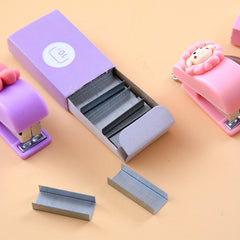 Mini Stapler Key Ring Portable Books Binding Machines File Organizer