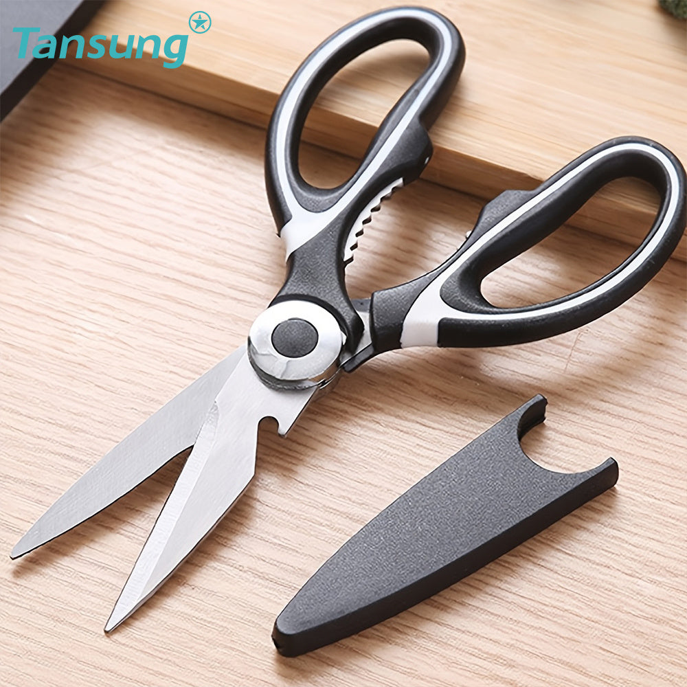 TANSUNG Heavy Duty Kitchen Shears With Cover, Stainless Steel Scissors
