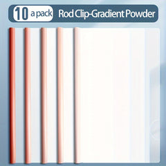 Colorful Gradient Pull Rod Clamp Folders