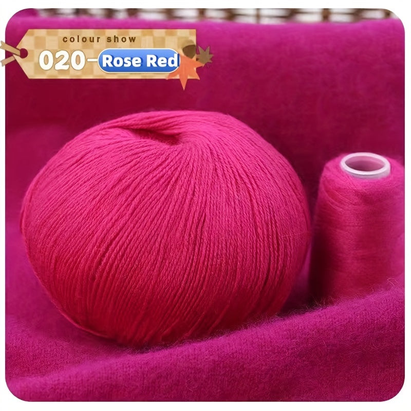 6pcs Hand Knitted Cashmere Yarn 85 Woll 10 Polyester 5 Nylon
