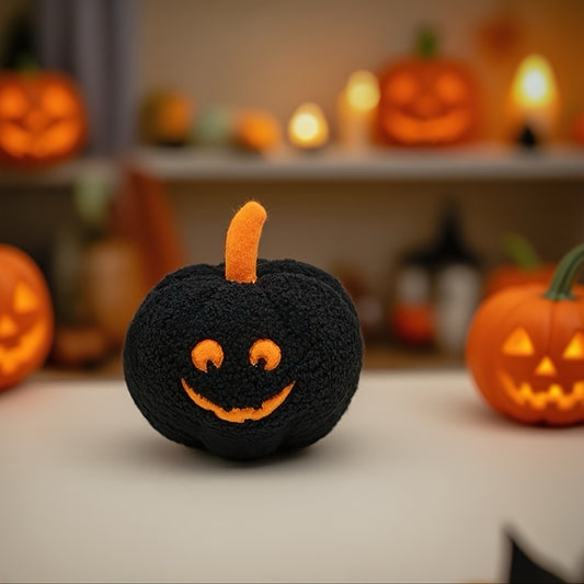 Mini Pumpkin Plush Toy Soft Material Smiling Faces Mixed Colors Perfect Gift