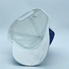 Sparkly Rhinestone Baseball Cap for Women