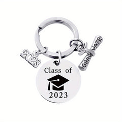 Creative Children's Silvery Keychain Graduation Gift