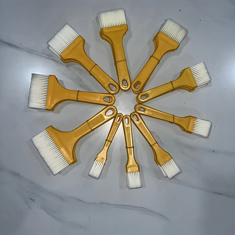 5pcs Plastic Paint Brush High Temperature Resistant Barbecue Hair Brush