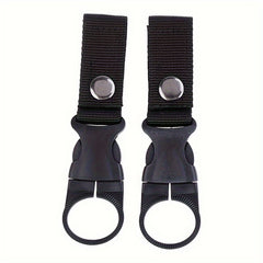 2pcs Backpack Water Bottle Hanging Hooks Fixed Strap