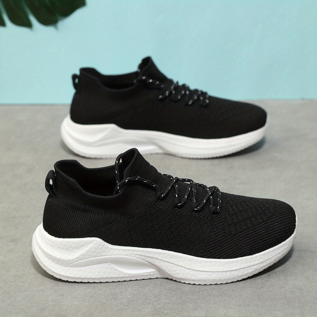 Men's Lightweight Knitted Casual Shoes for Traveling Hiking
