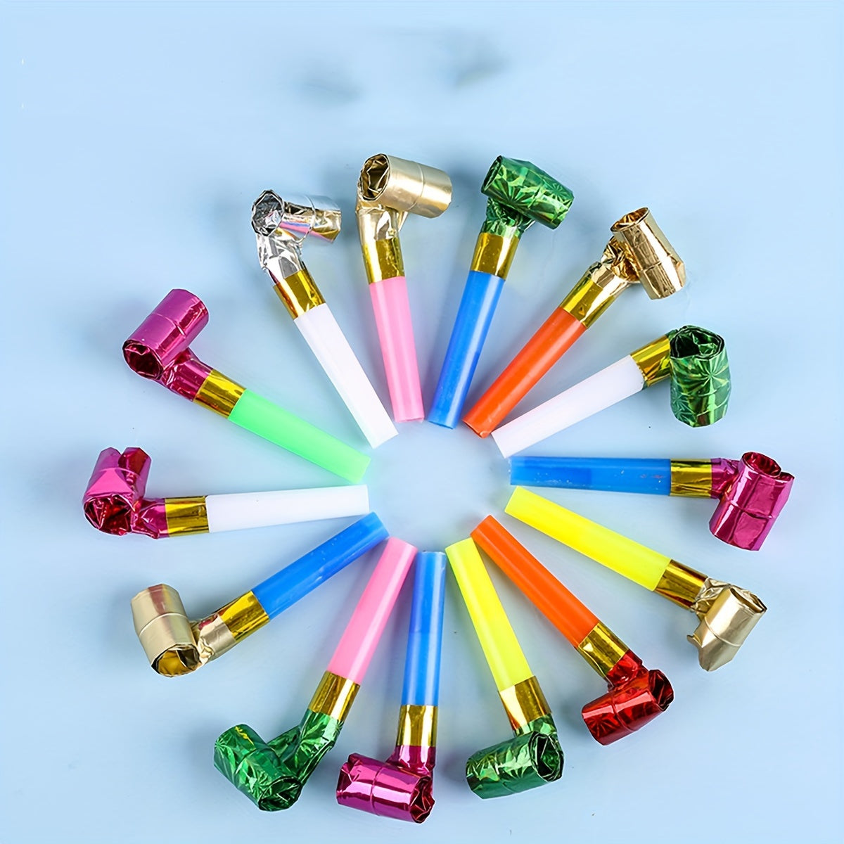 30pcs Plastic Whistle Party Aid Props Student Toys