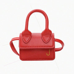 Alphabet J Crossbody Bag Mini Purse For Girls