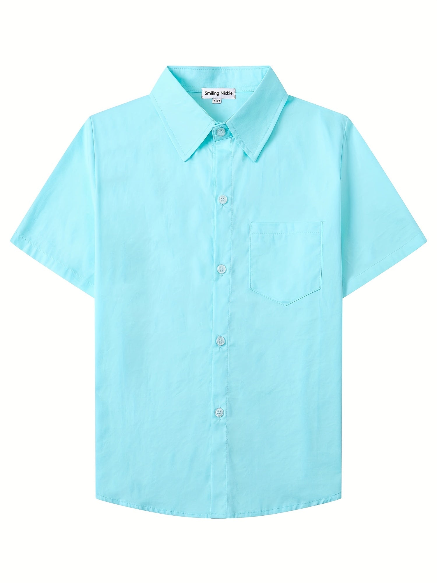 Boys Short Sleeve Button Down Shirt