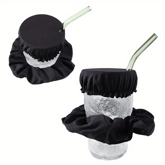 Drink Cover Scrunchies Reusable Washable for Party Club Use