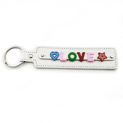 Personalized Pet Memorial Keychain - Up to 8 Letters - Colorful Letters