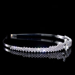 Rhinestone Headband Queen Crown Tiara Bridal Hair Accessories