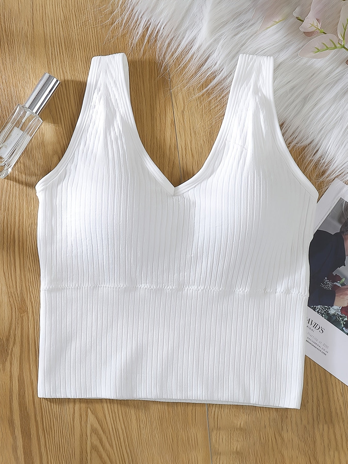 Women's V-Neck Sports Vest Wrap Chest Sleepwear