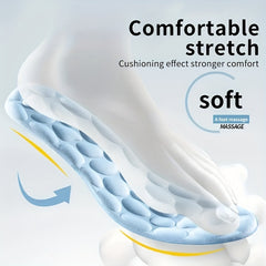 5D Memory Foam Orthopedic Massage Insoles For Shoes Women Men