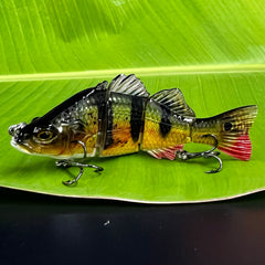 10 21g Peacock Bass Fishing Lures Jointed Swimbaits 418a