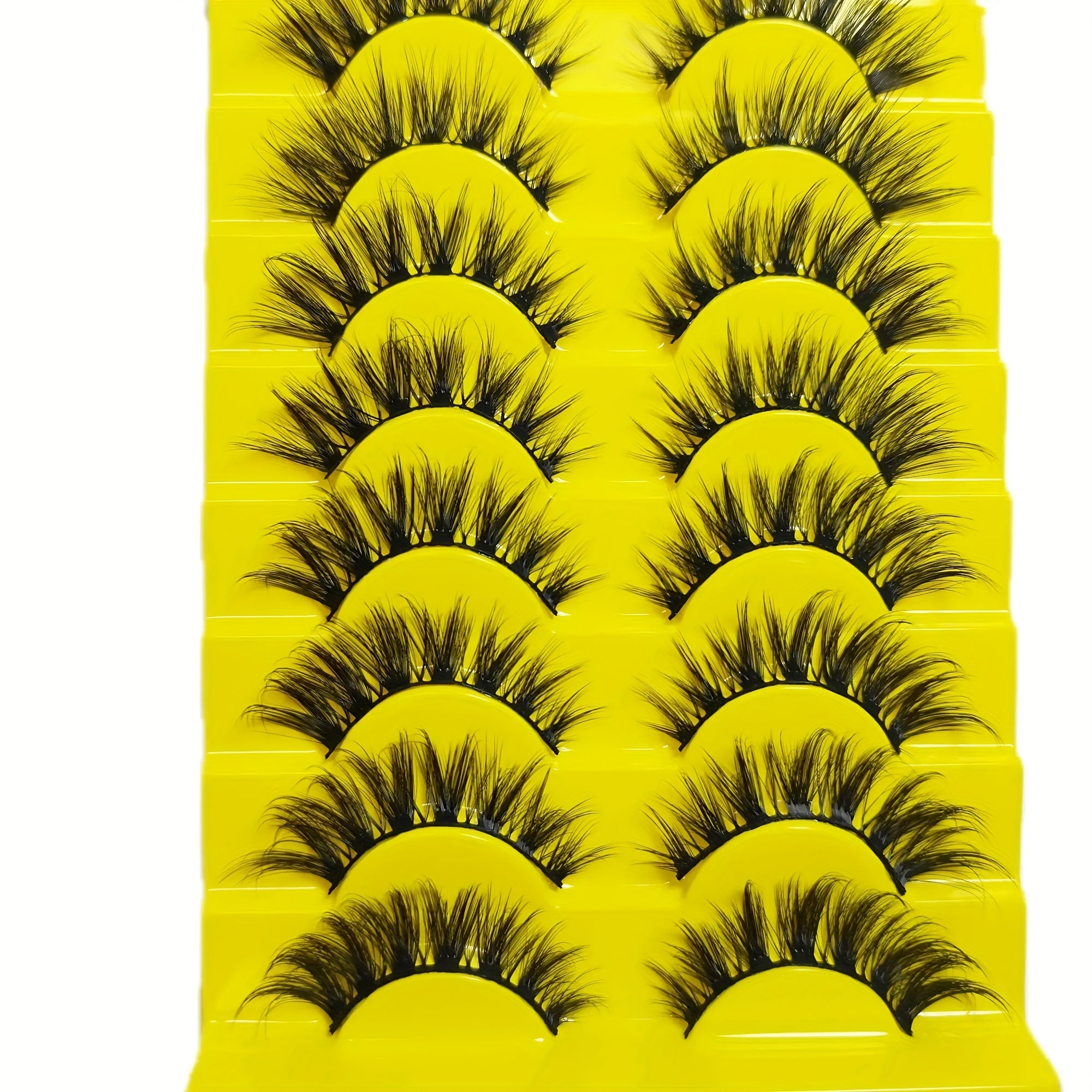 10 Pairs False Eyelashes Natural Fluffy Curling Thick Soft 3D113