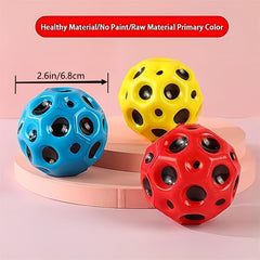3pcs Space Ball High Bouncy Foam Ball Improve Hand Eye Coordination