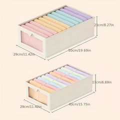 Legging Storage Box Large Capacity Fabric Basket Household Wardrobe Organizer