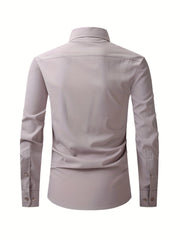 Men's Classic Button Up Shirt for Business Occasion