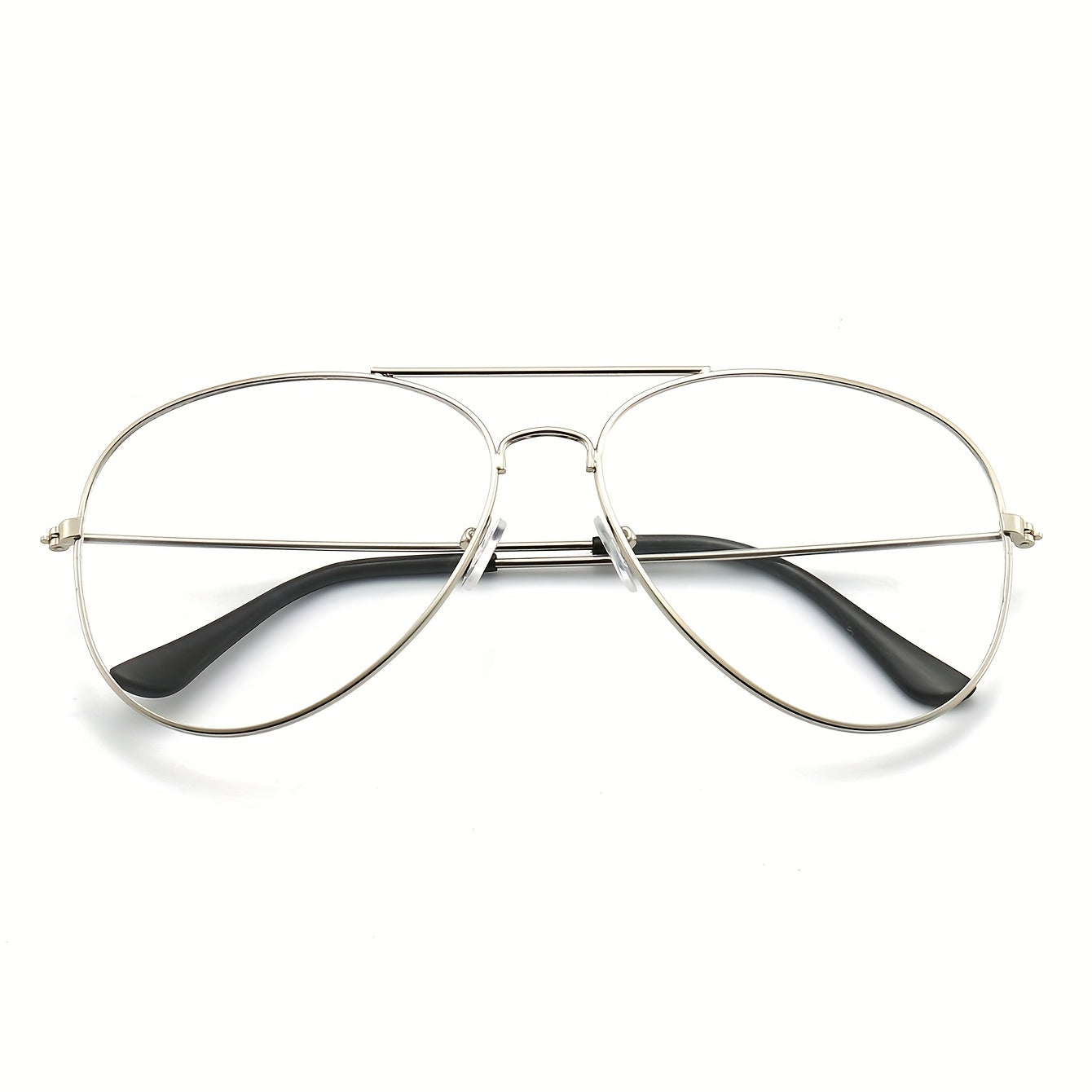 Men's Transparent Copper AC Frame Pilot Glasses