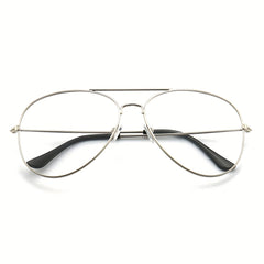 Men's Transparent Copper AC Frame Pilot Glasses