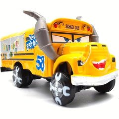 Toy School Bus Miss Fritter 1:55 Scale Diecast Car Model Boy Kid Toy