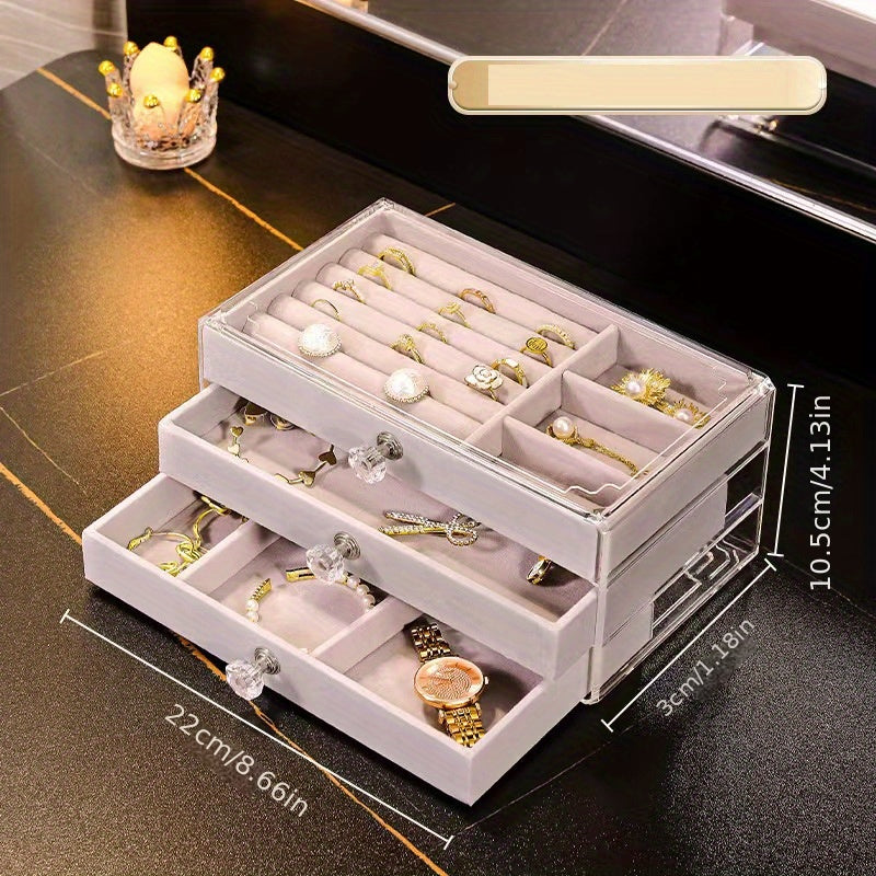 Double Layer Leather Watch Storage Box with 12 Slot