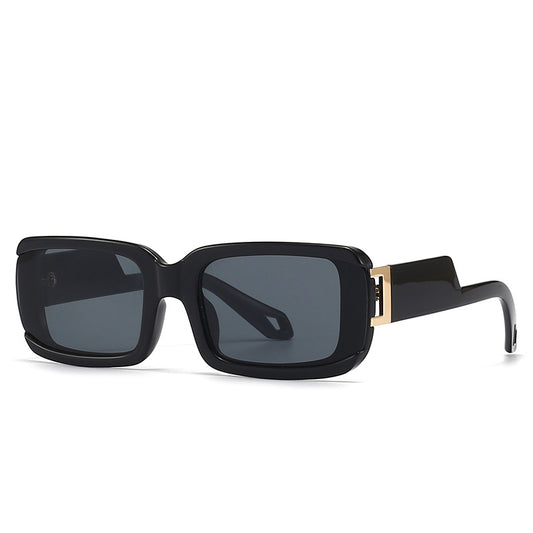 Vintage Square Frame Lens Sunglasses
