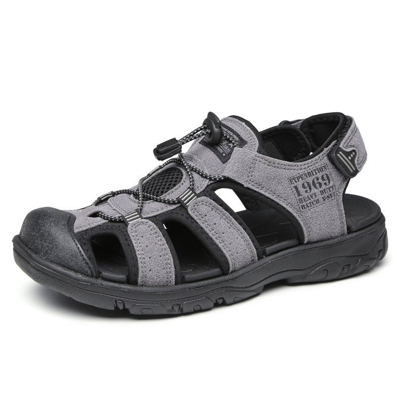 Men's Anti Collision Sandals Wear Resistant Non Slip Outdoor Shoes