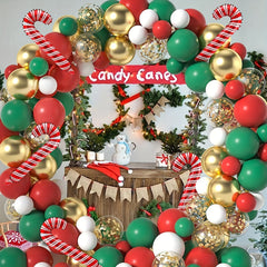 Christmas Balloon Arch Garland Kit with 120 Balloons