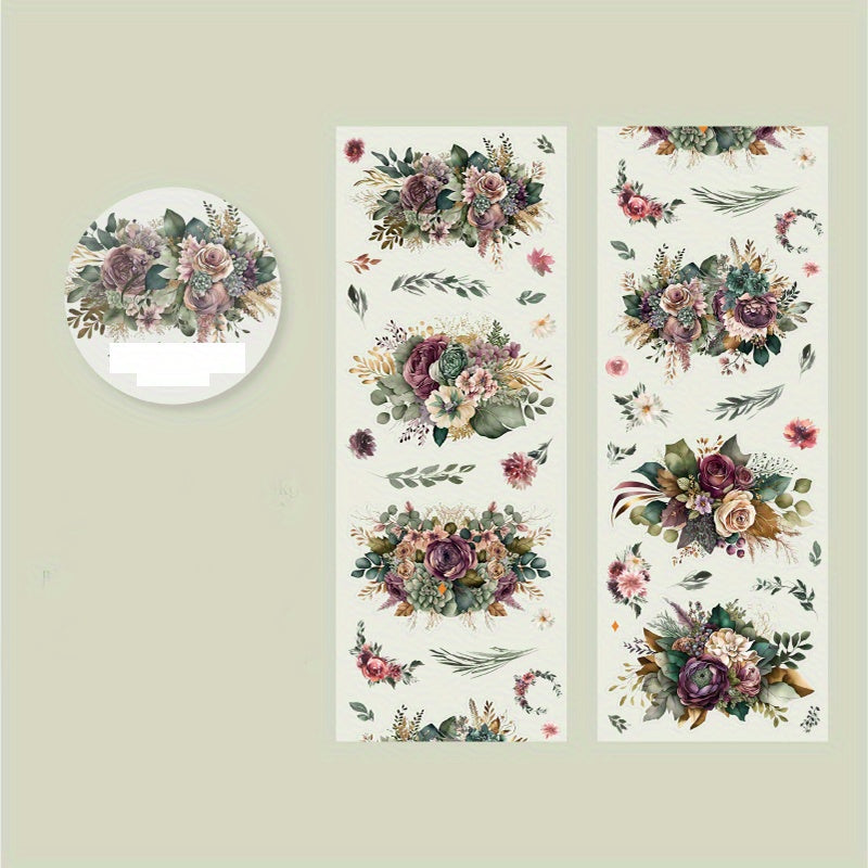 Plant Flower Series PET Tape DIY Production