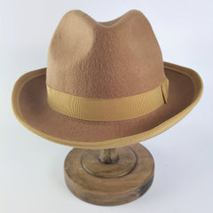 British Tweed Hat Mens Autumn Winter Retro French Hat Flat Brim Jazz Hat