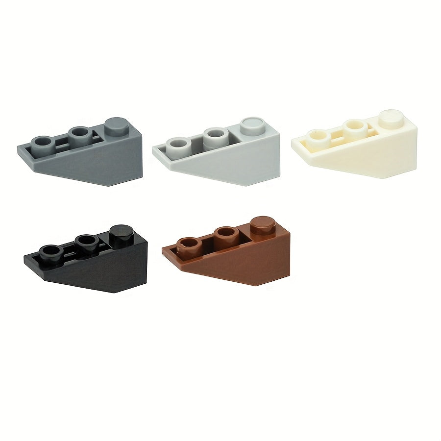 30pcs Building Blocks Roof Tile Inverted Slope Bricks
