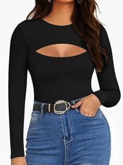 Long Sleeve Shaping Bodysuit Tummy Control Butt Lifting