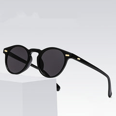 Classic Retro Oval Rivet Sunglasses Polarized UV400