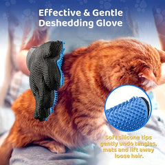 Pet Massage Gloves For Dog & Cat Dog Hair Removal Mitten Cat Hair Remover Glove