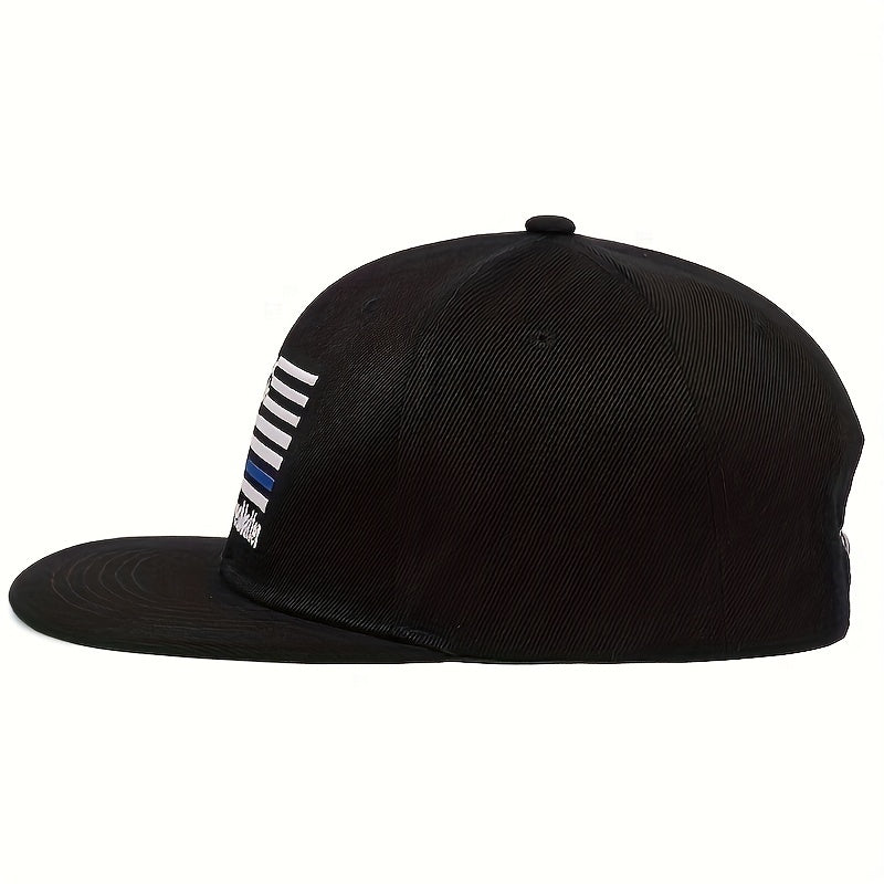 Flag Embroidery Snapback Hat Hip Hop Sunshade Dad Hat