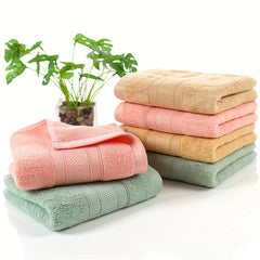 Bamboo Fiber Hand Towels Soft Absorbent Thickened Towel For Adults
