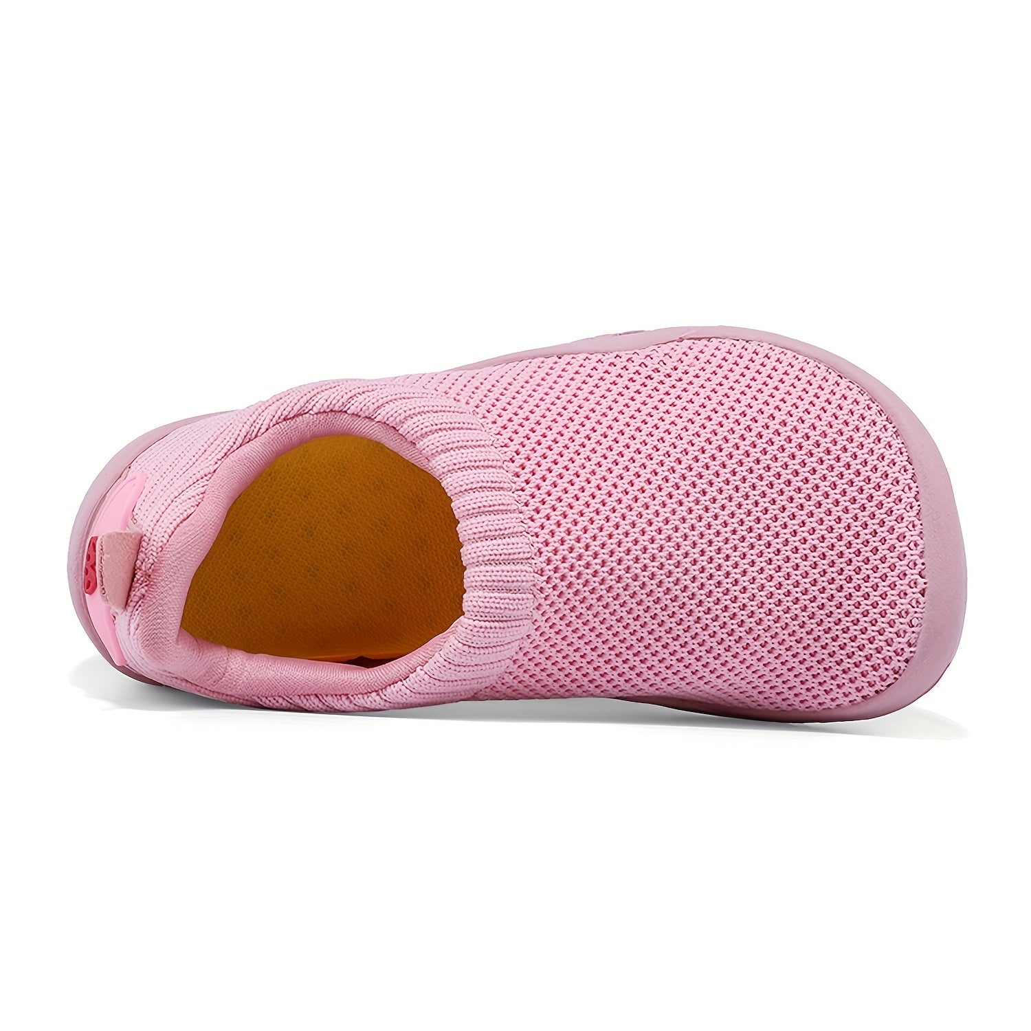 Boy's Breathable Knit Sports Shoes Slip On Walking Shoes