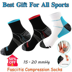 Men's Compression Socks Breathable Athletic Sport Socks