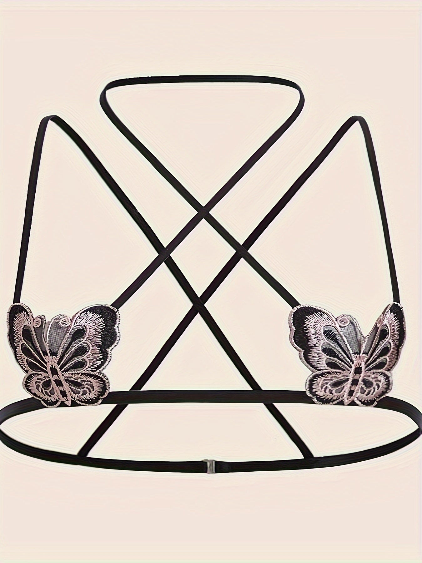 Butterfly Halter Bralette Exotic Bra