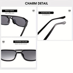 UV Protection Polygonal Sunglasses For Outdoor Sports