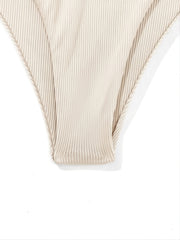 Strapless Tube Top Tie Side Bikini Set