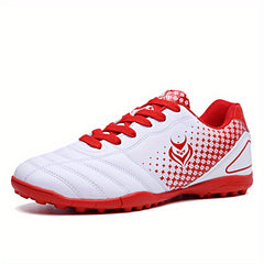 Women's Soccer Pattern Sneakers Casual Lace Up Football Shoes