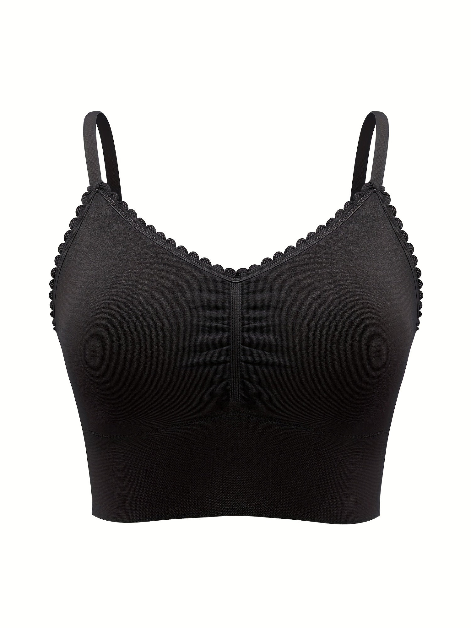 Comfortable Full Coverage Bra with Breathable Stretch Fabric