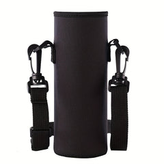 Reusable Water Bottle Bag Adjustable Strap Crossbody Sleeve Outdoor
