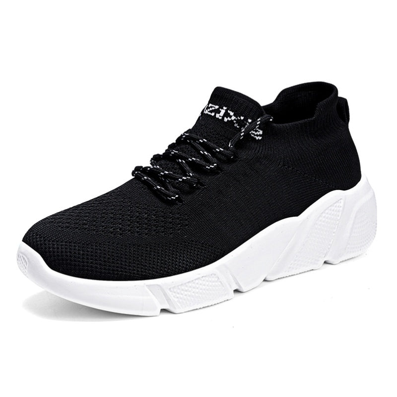 Men's Slip on Sneakers with Shoelaces Lightweight and Breathable