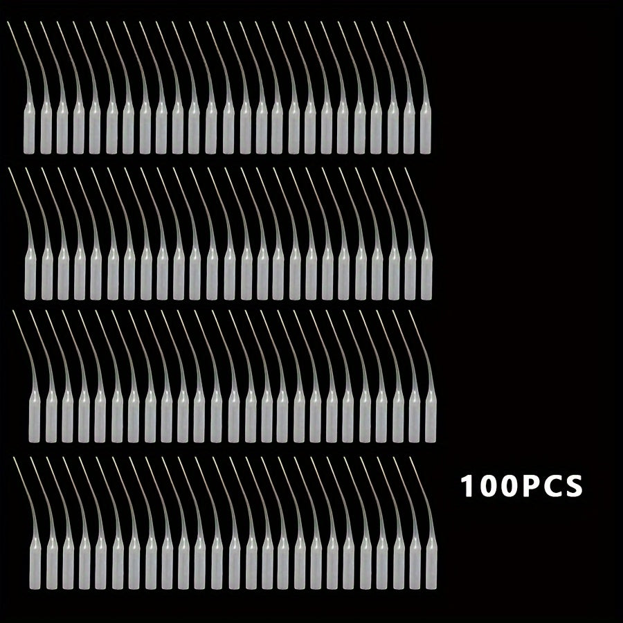 50 100 Glue Bottle Tips Micro Pointed Glue Dispensing Extension Droppers